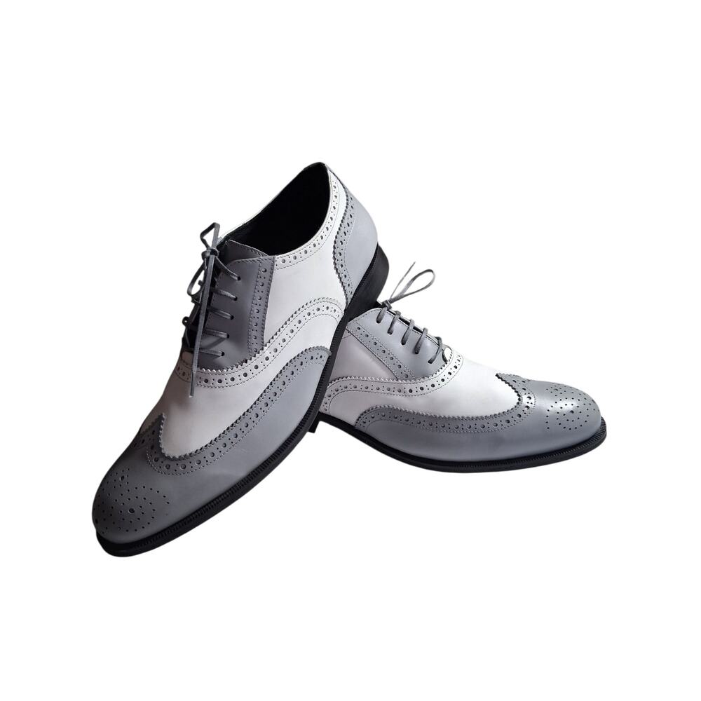 Girotti Handcrafted Leather Mens size 45 (12) Luxury Dress Career Oxford Shoes